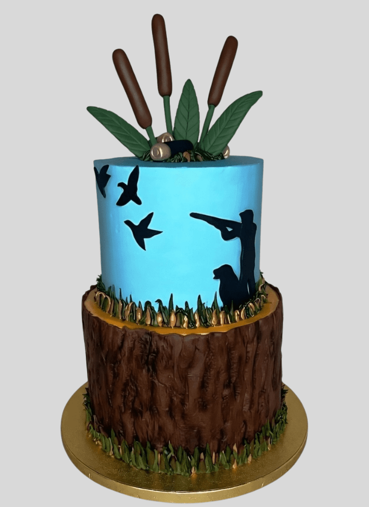 Elegant Duck Hunt Cake