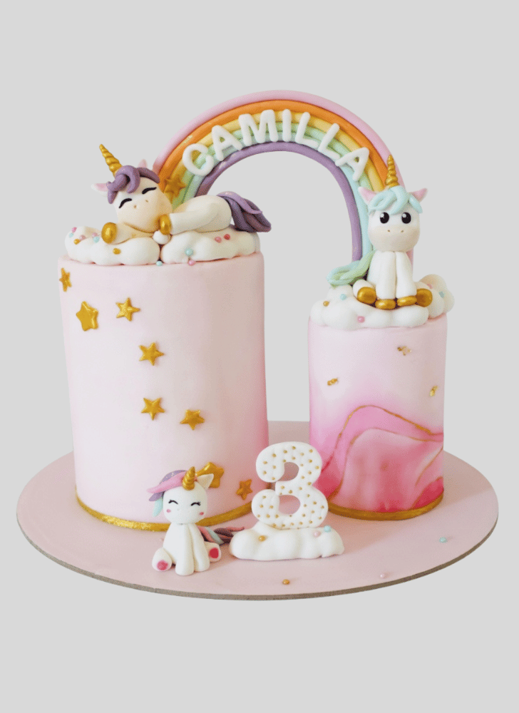 Comely Fondant Cake