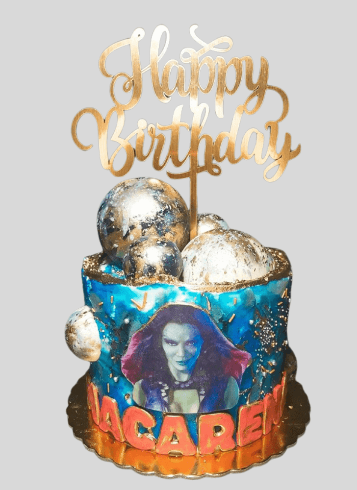 Admirable Gamora Cake Design