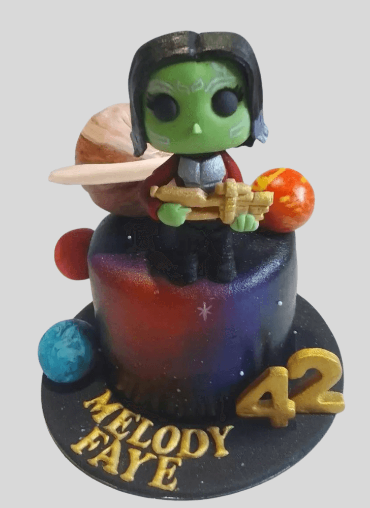 Dazzling Gamora Cake