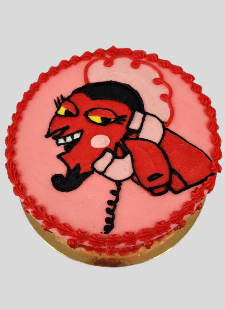 Alluring Hellboy Cake