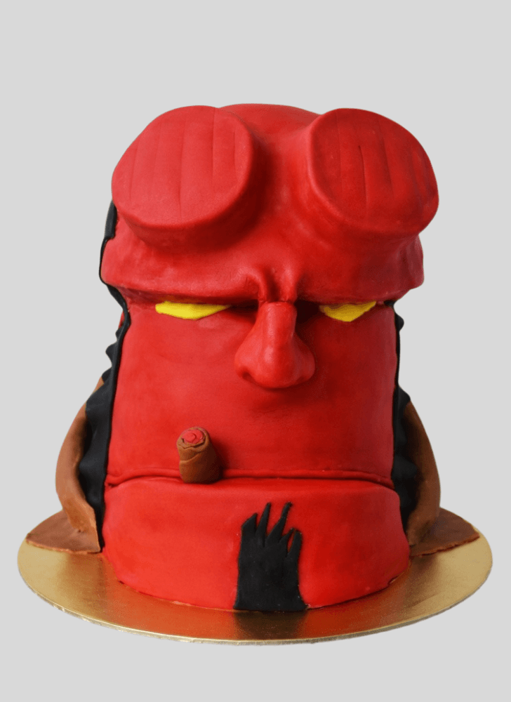 Angelic Hellboy Cake