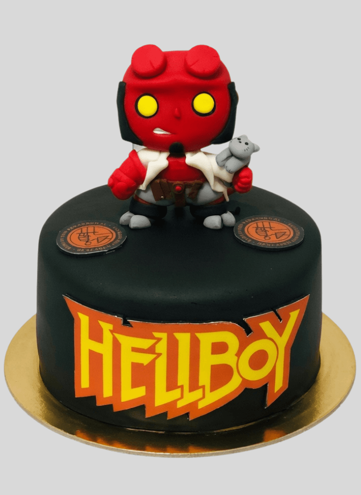 Captivating Hellboy Cake