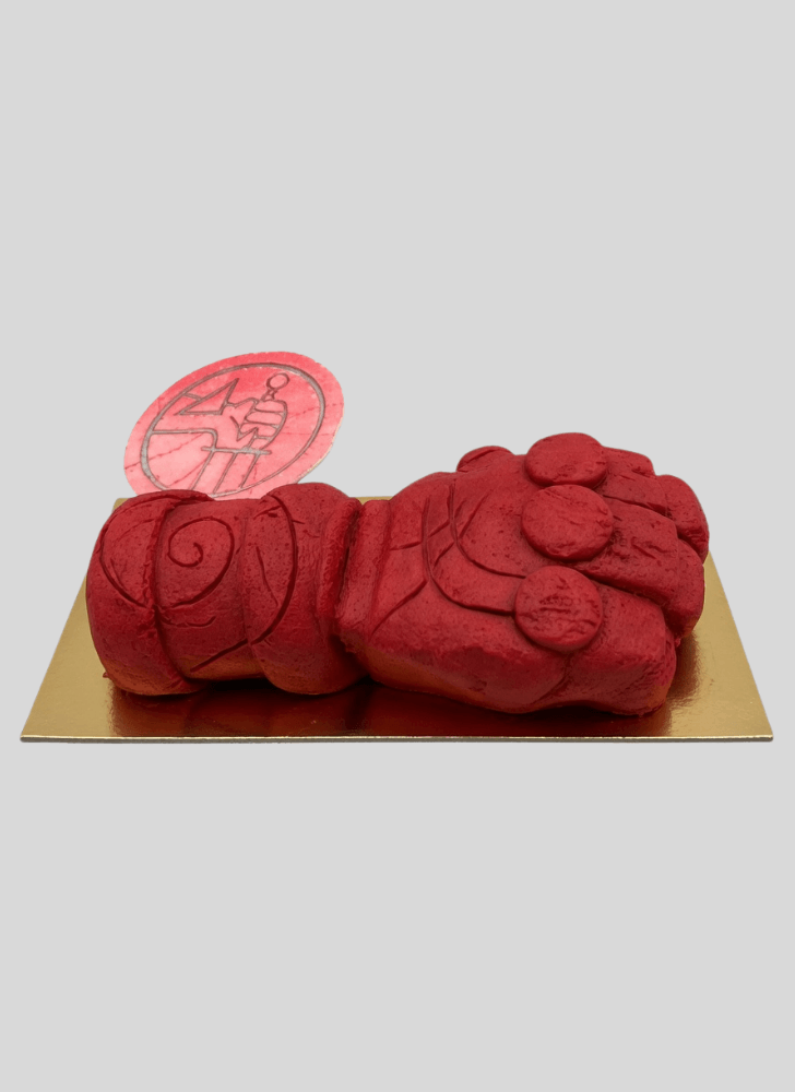 Comely Hellboy Cake