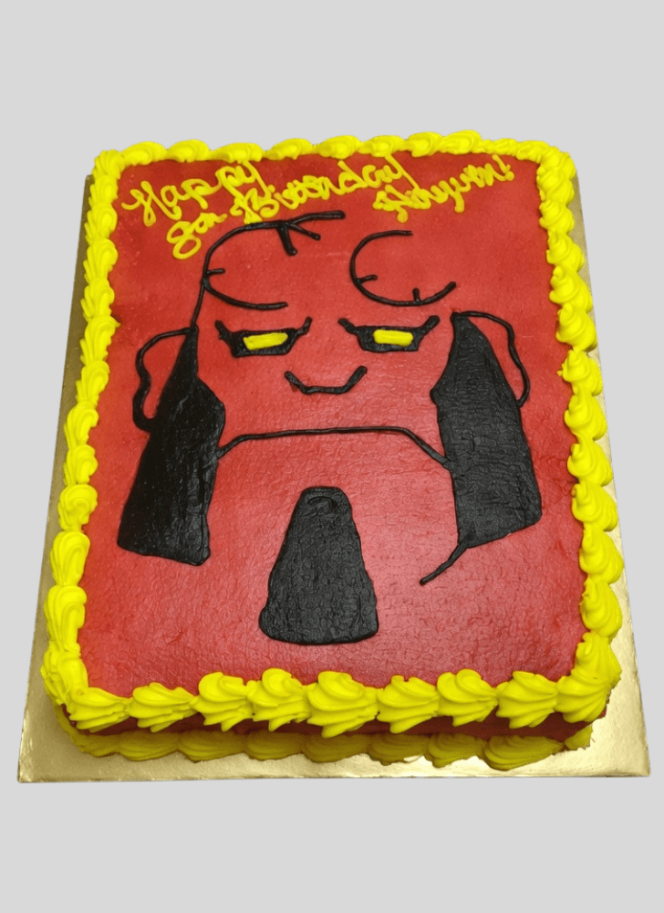 Cute Hellboy Cake