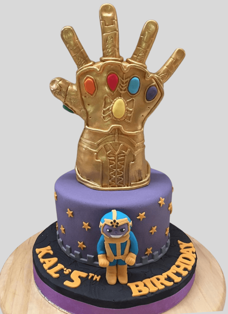 Adorable Infinity Gauntlet Cake