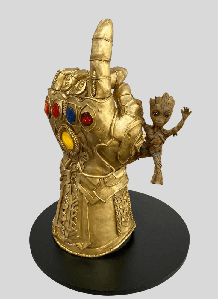 Angelic Infinity Gauntlet Cake
