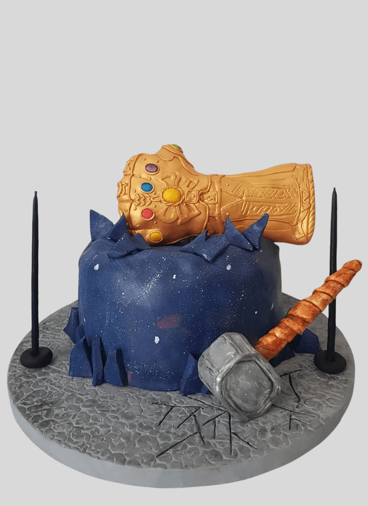 Bewitching Infinity Gauntlet Cake