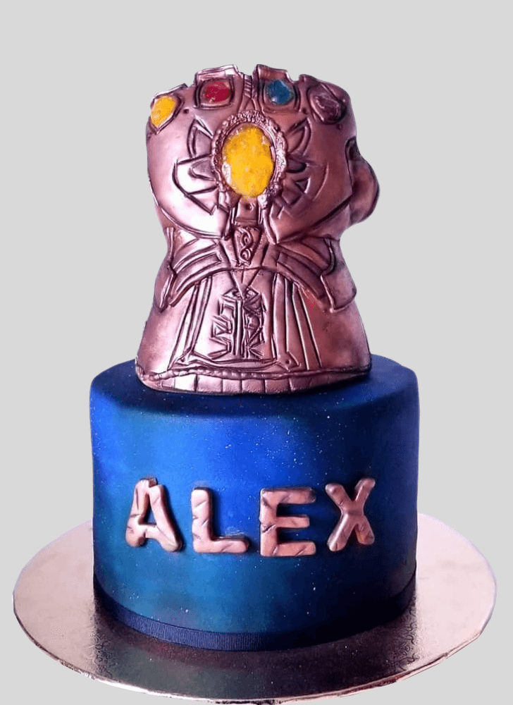 Delightful Infinity Gauntlet Cake