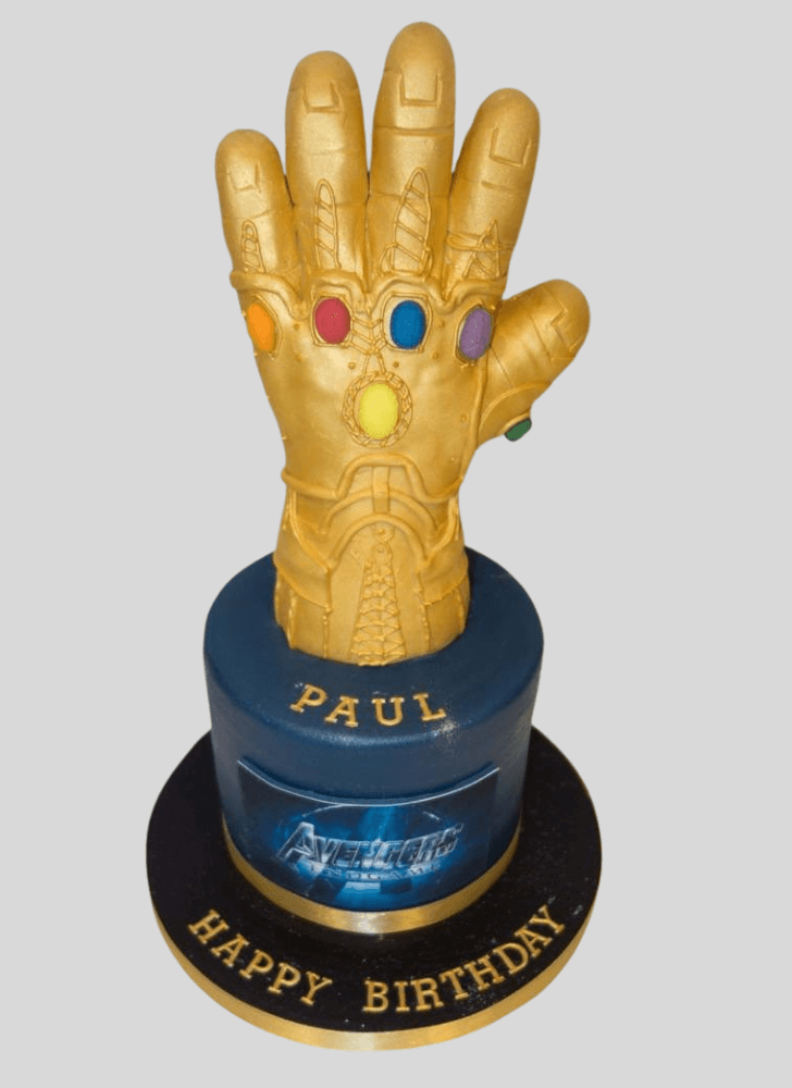 Exquisite Infinity Gauntlet Cake