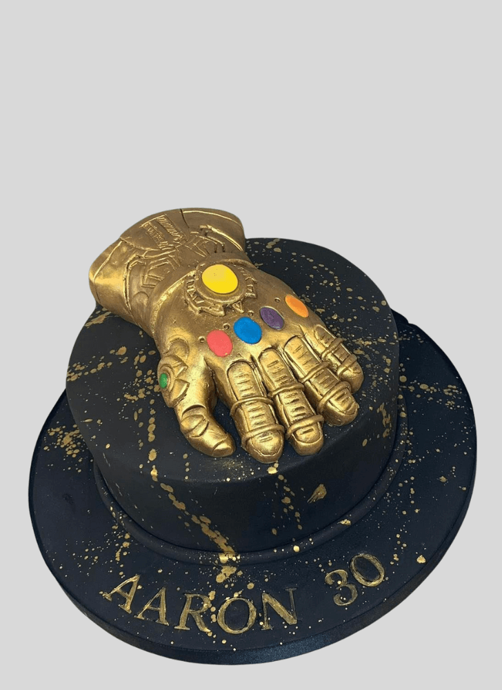 Fair Infinity Gauntlet Cake