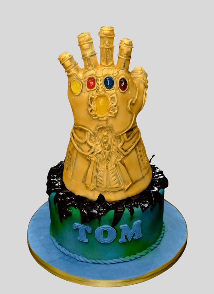 Good Looking Infinity Gauntlet Cake