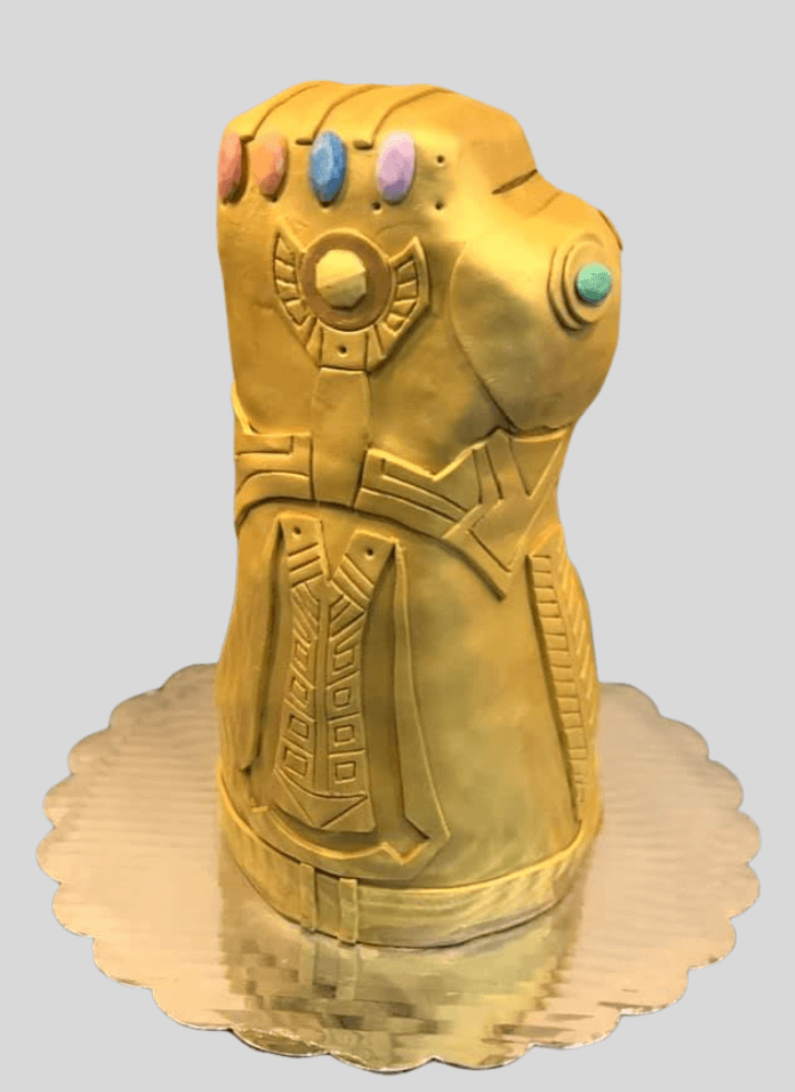 Gorgeous Infinity Gauntlet Cake