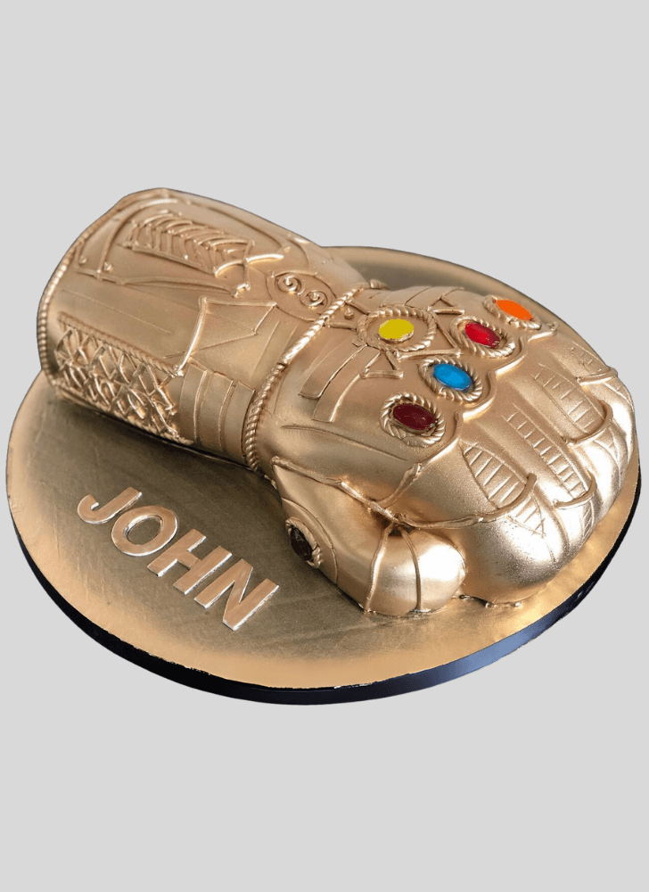 Graceful Infinity Gauntlet Cake