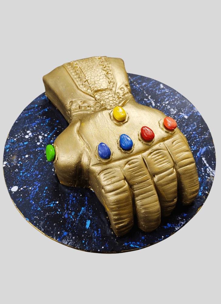 Handsome Infinity Gauntlet Cake
