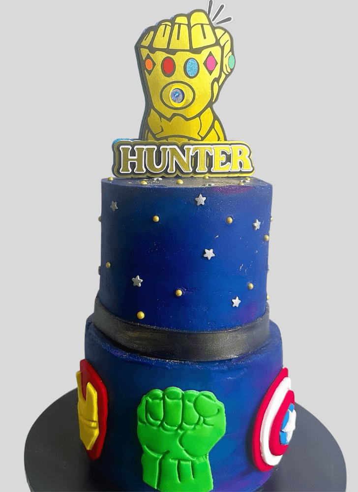 Lovely Infinity Gauntlet Cake Design