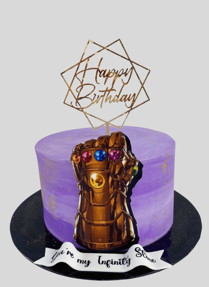 Magnetic Infinity Gauntlet Cake