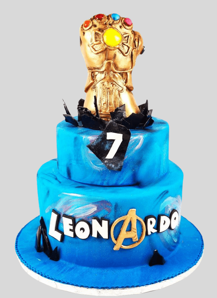 Marvelous Infinity Gauntlet Cake