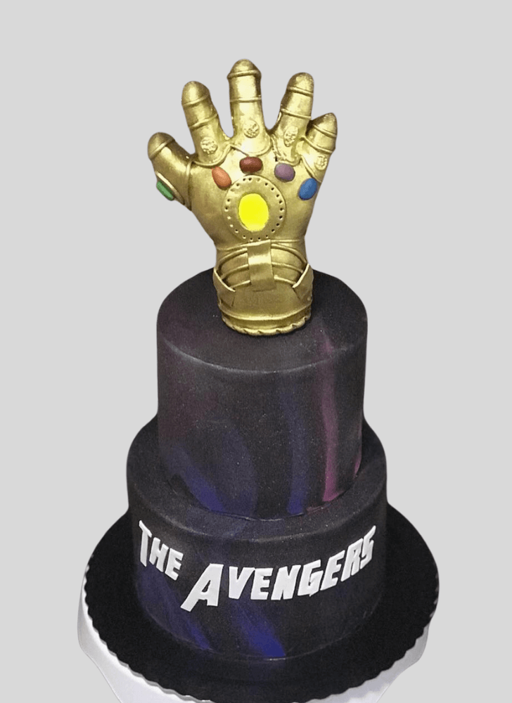 Mesmeric Infinity Gauntlet Cake