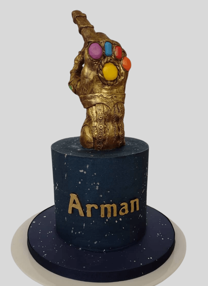 Nice Infinity Gauntlet Cake
