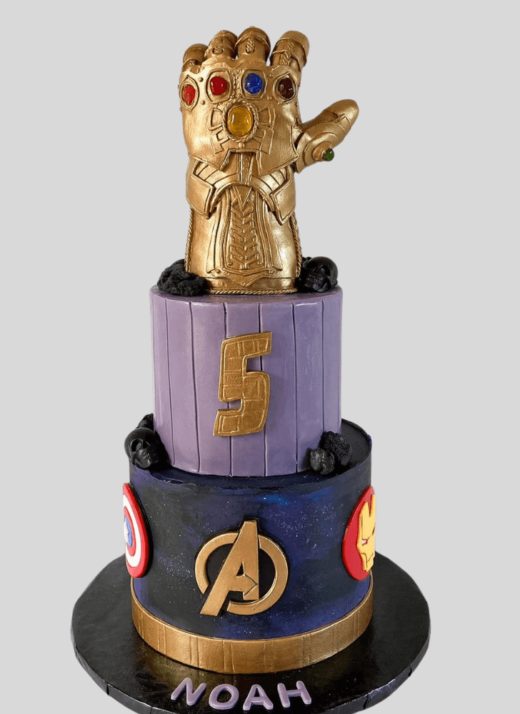 Ravishing Infinity Gauntlet Cake