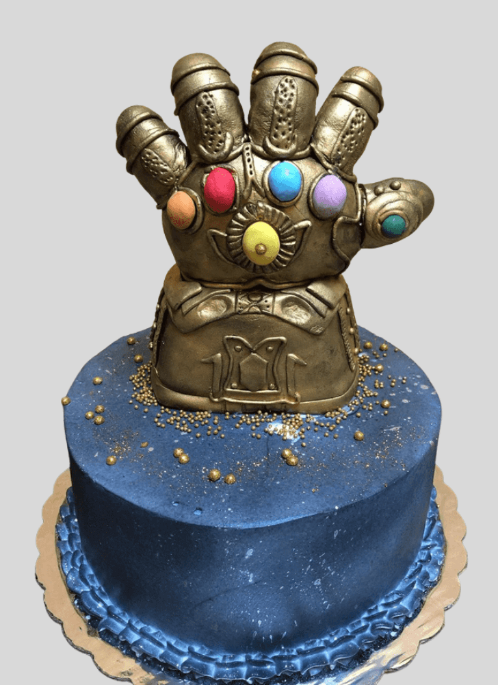 Resplendent Infinity Gauntlet Cake