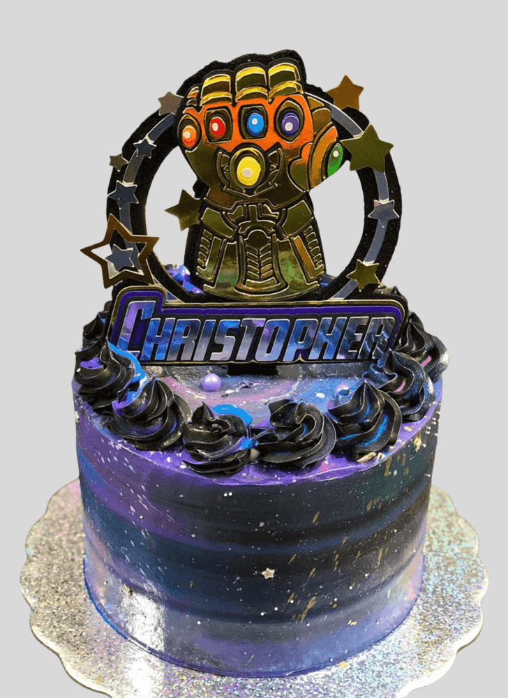 Stunning Infinity Gauntlet Cake