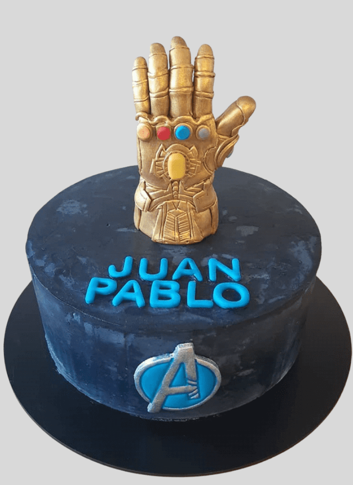 Superb Infinity Gauntlet Cake