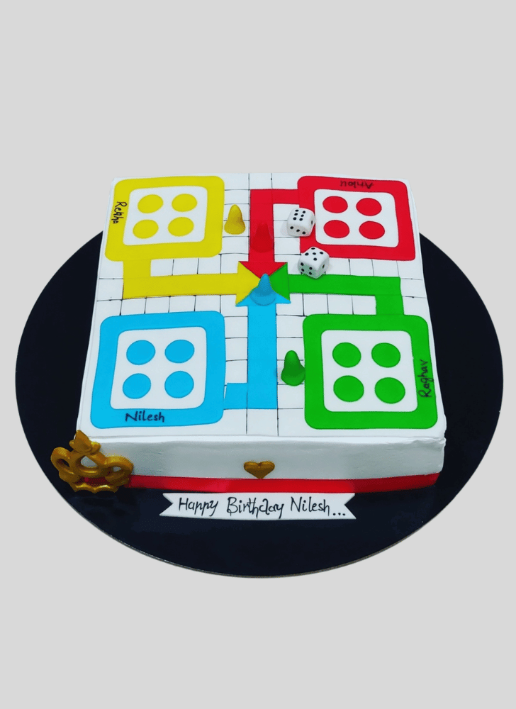 Angelic Ludo Cake