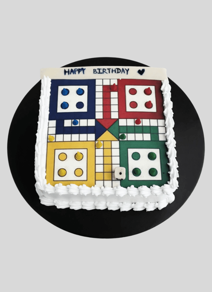 Beauteous Ludo Cake