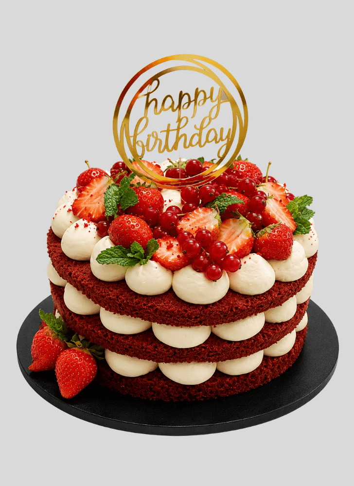 Alluring Red Velvet Cake