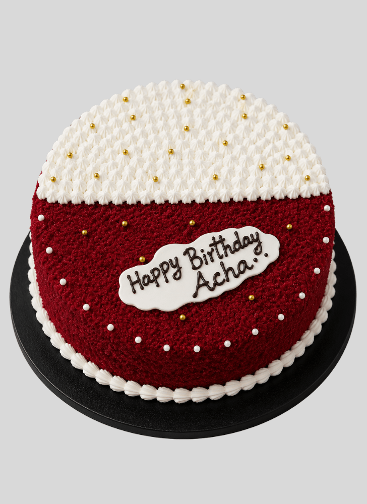 Wonderful Red Velvet Cake Design