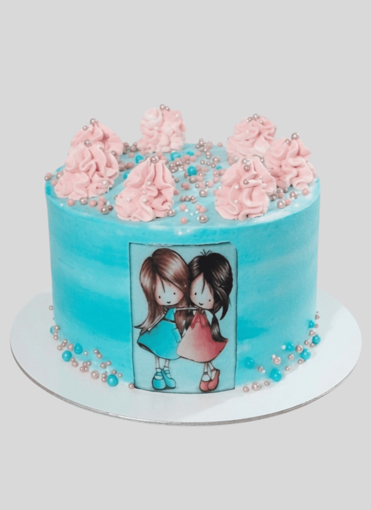 Lovely Sister Cake Design