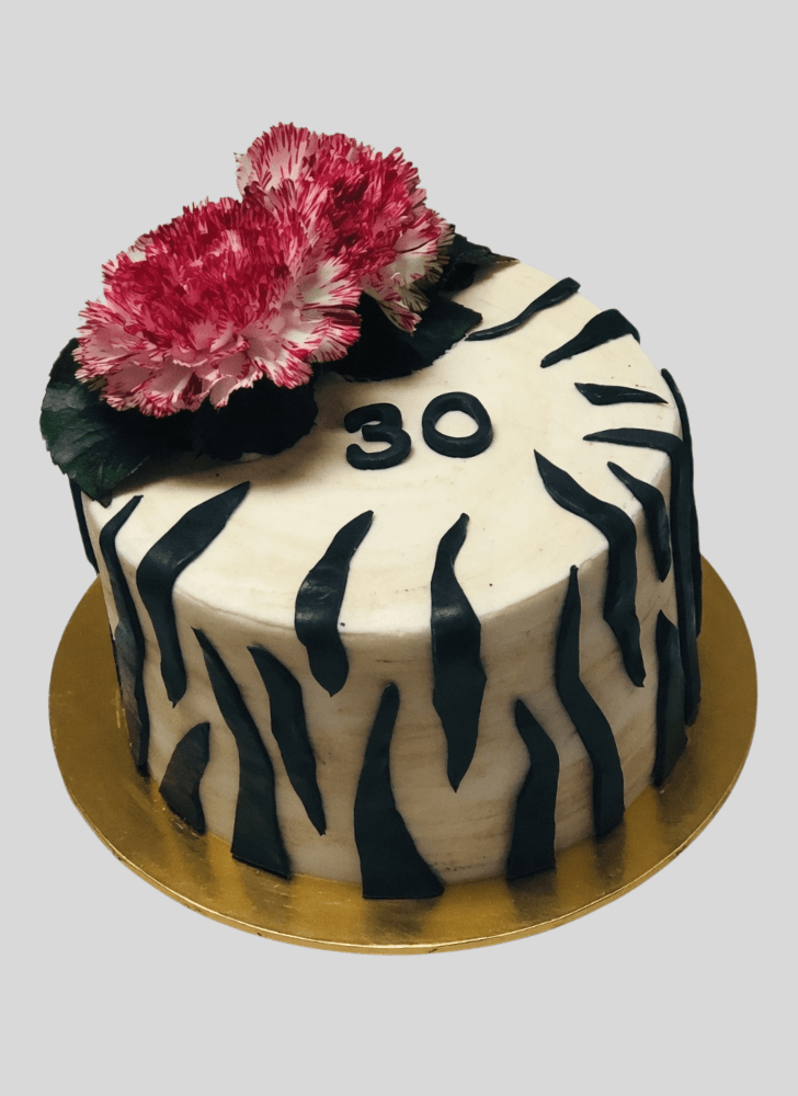 Charming Zebra Cake