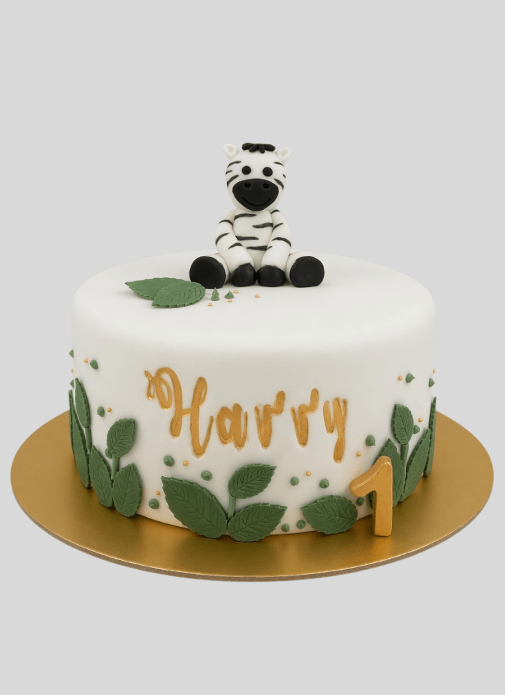 Classy Zebra Cake
