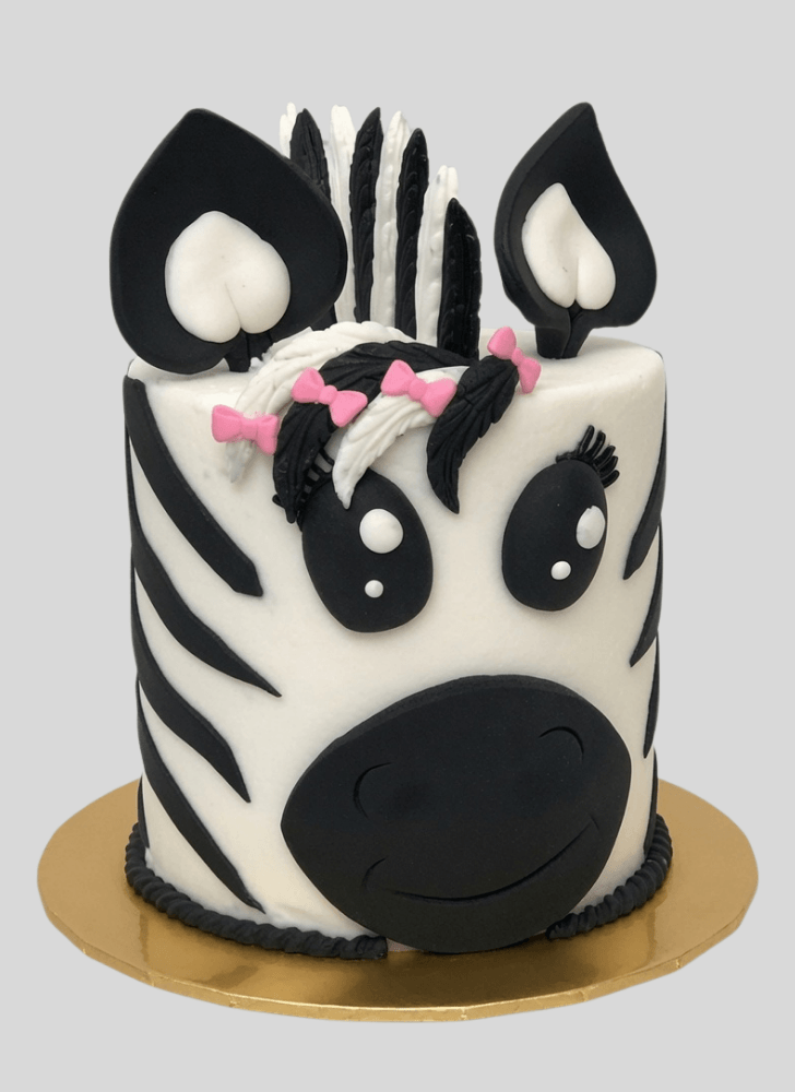 Dazzling Zebra Cake