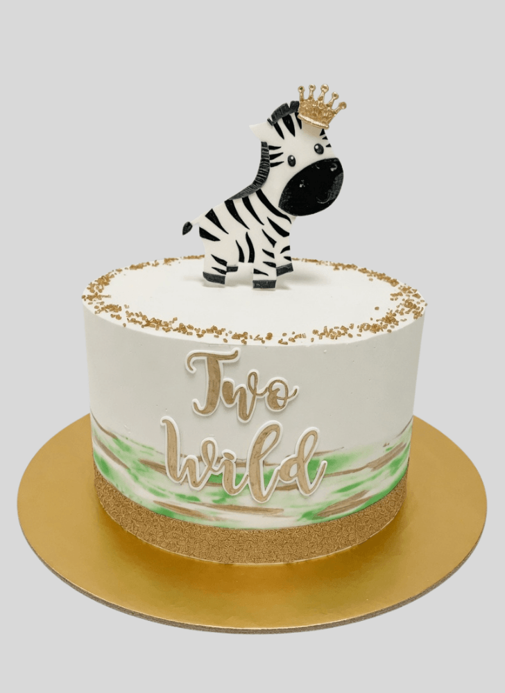 Elegant Zebra Cake