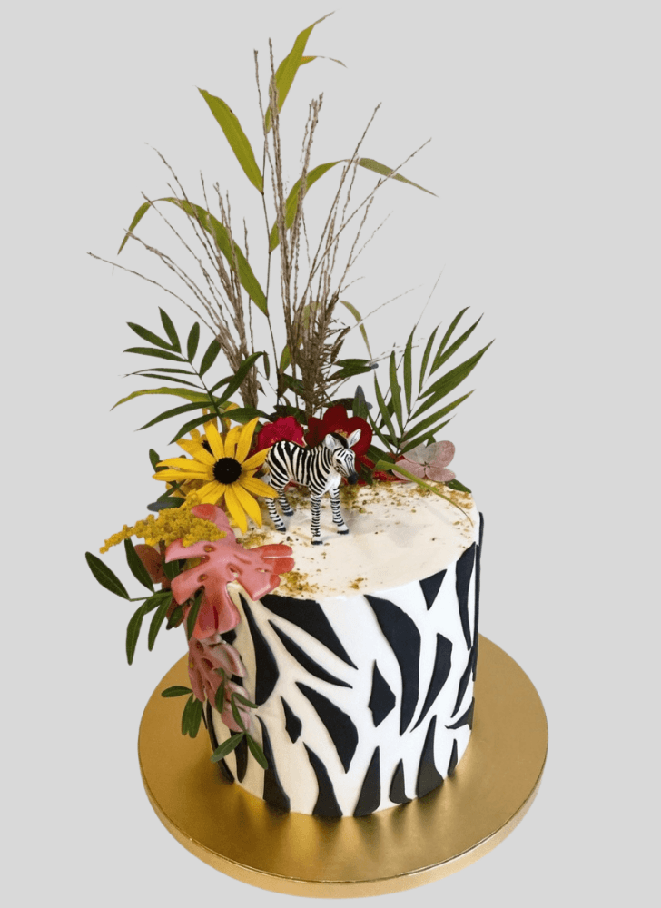 Exquisite Zebra Cake