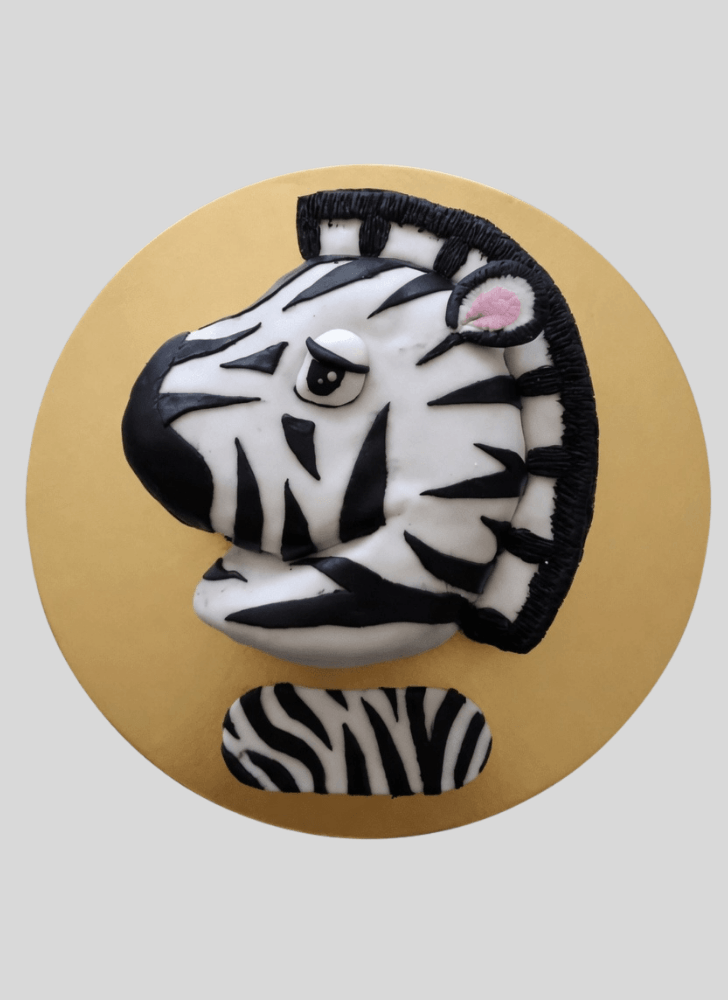 Graceful Zebra Cake