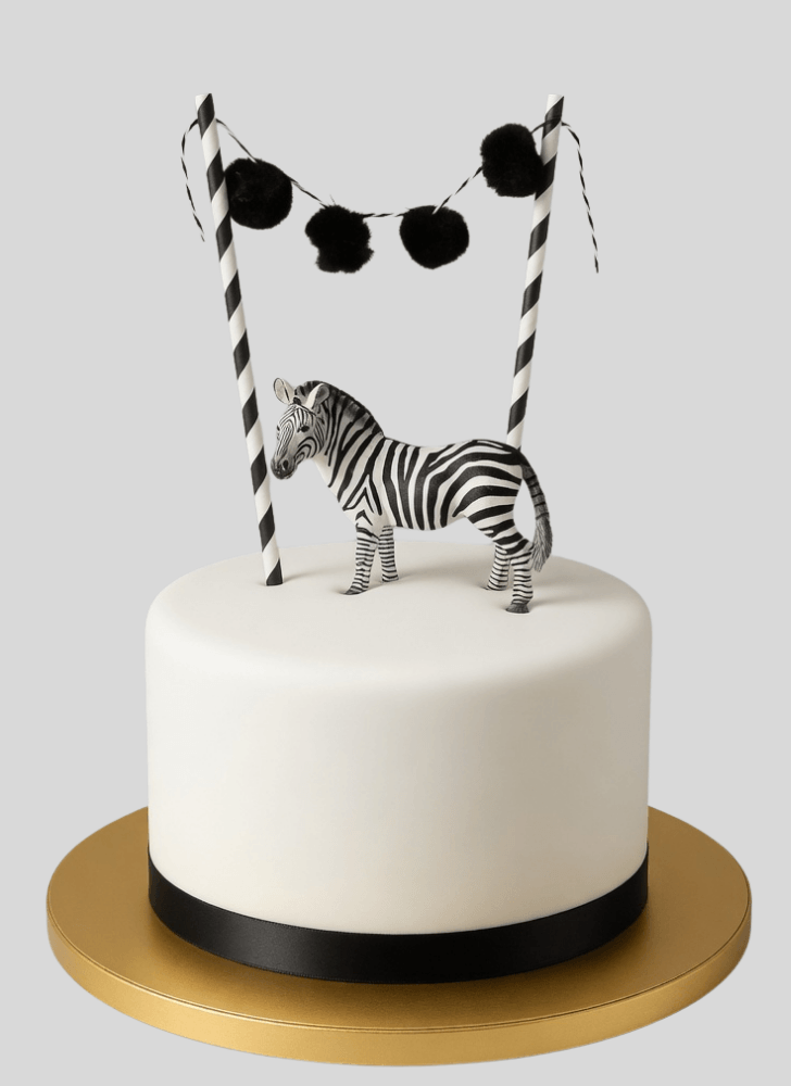 Handsome Zebra Cake