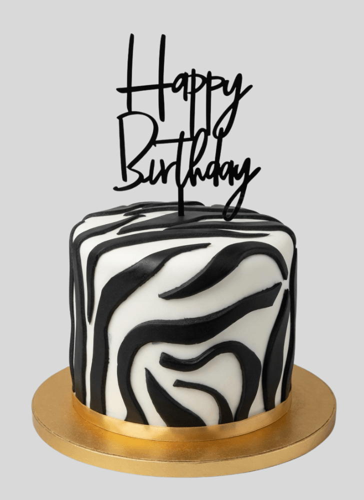 Pretty Zebra Cake