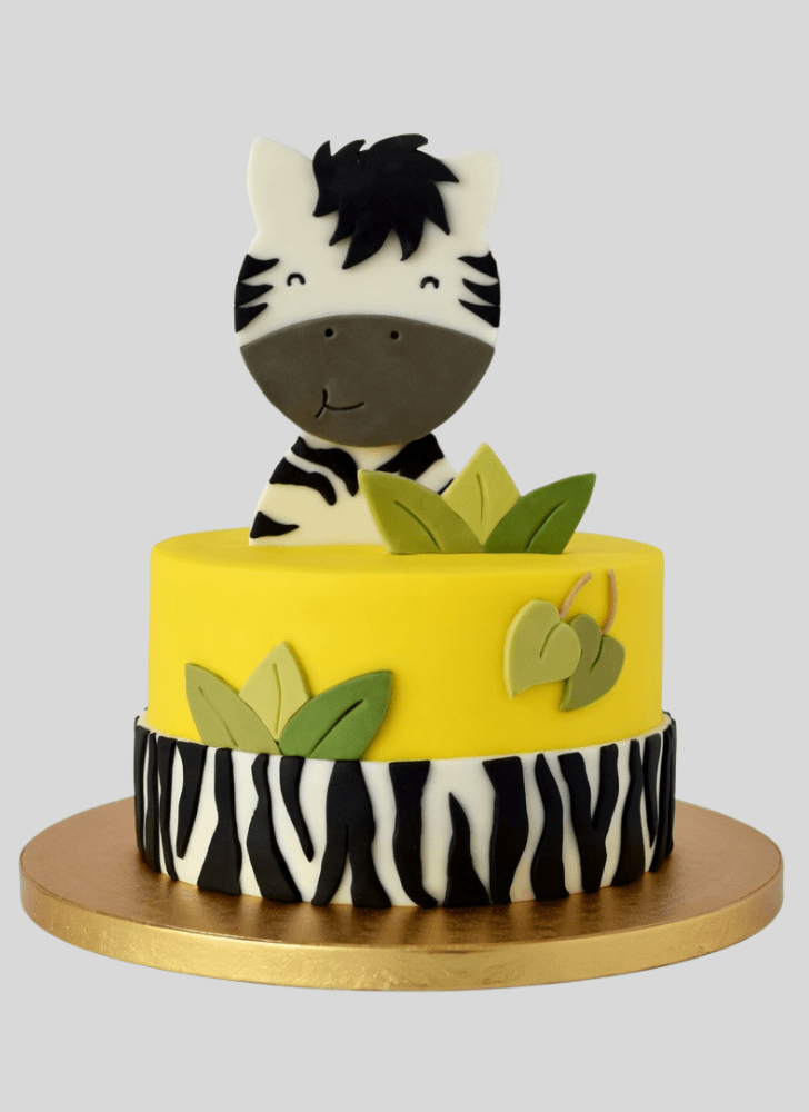 Shapely Zebra Cake