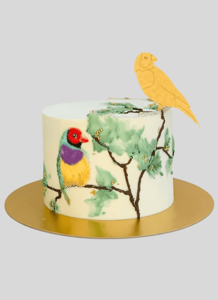 Lovely Bird Cake Design