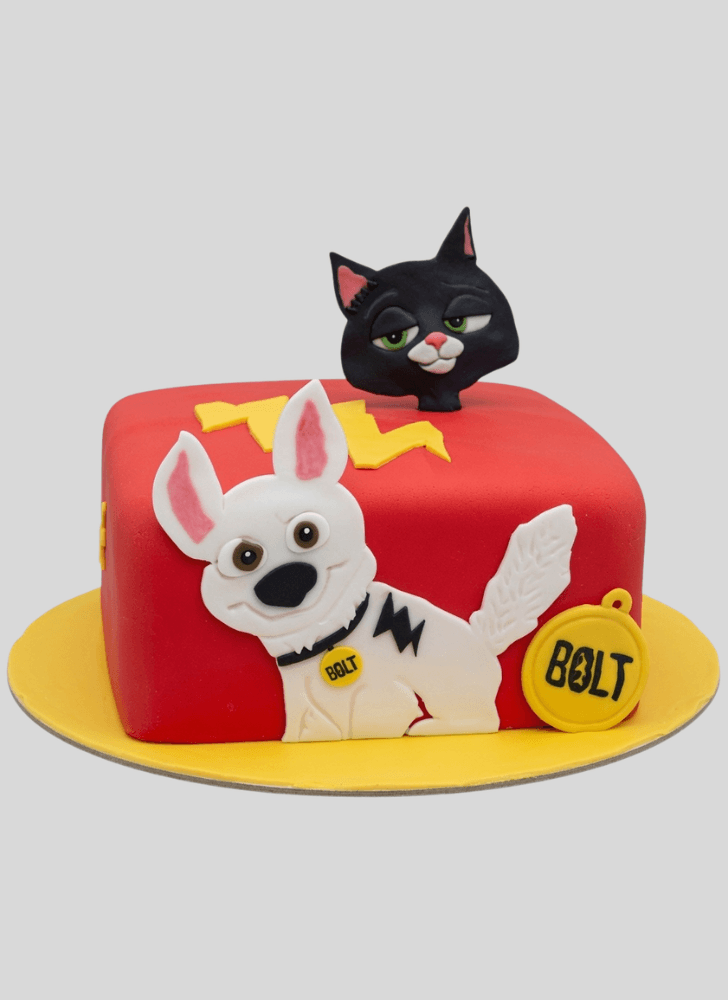 Admirable Bolt Movie Cake Design