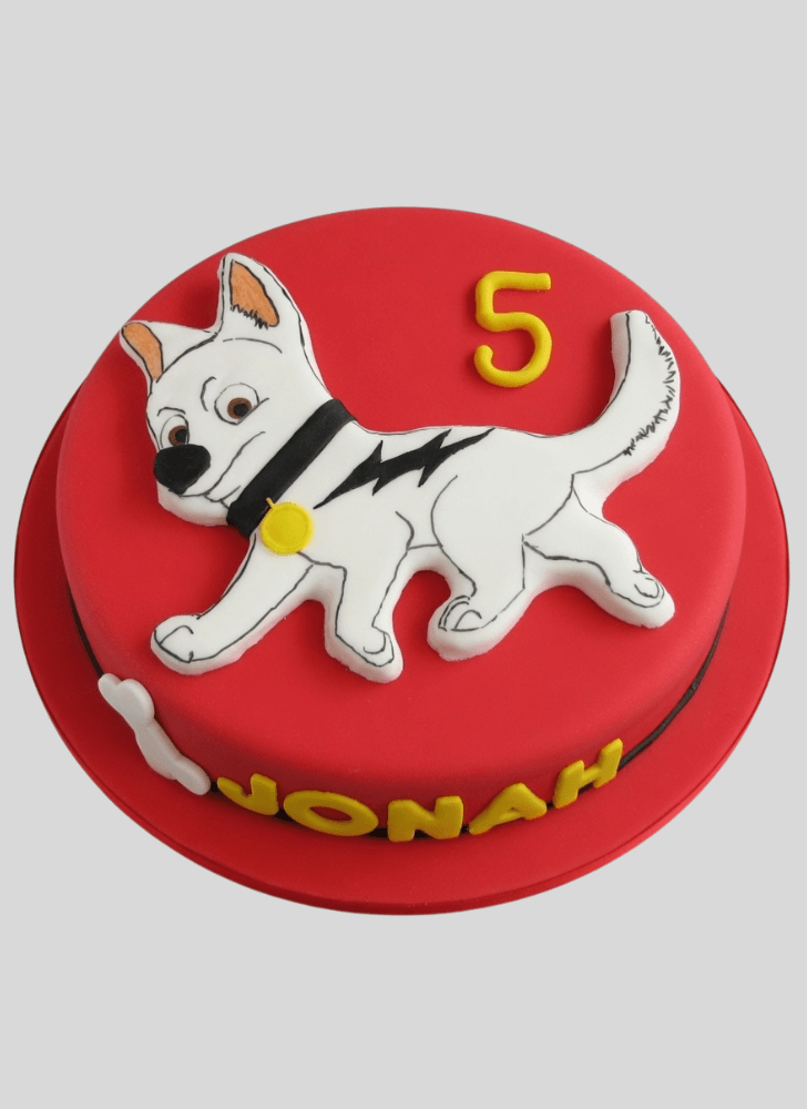 Adorable Bolt Movie Cake