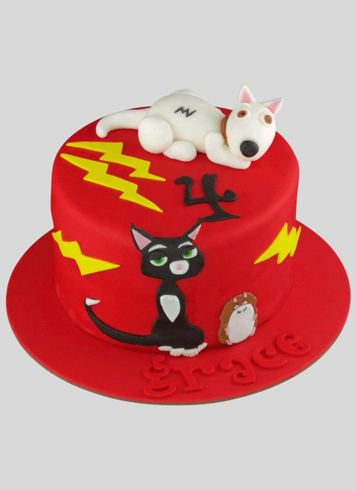 Charming Bolt Movie Cake