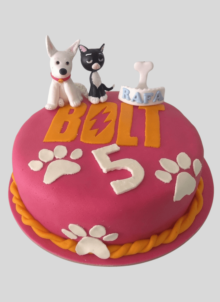 Classy Bolt Movie Cake