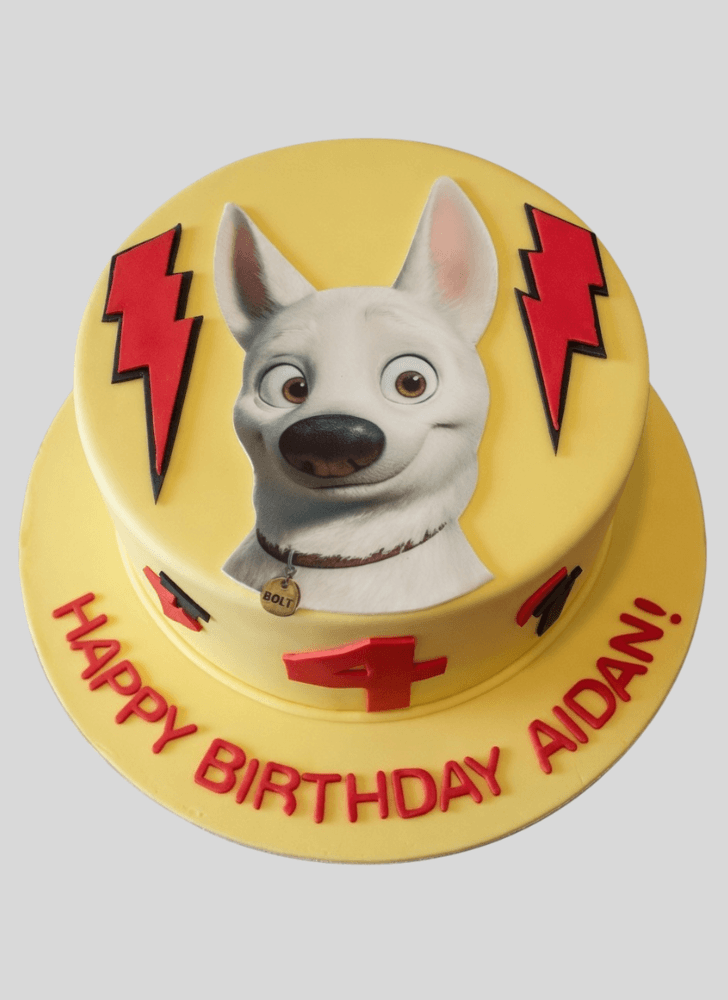 Comely Bolt Movie Cake