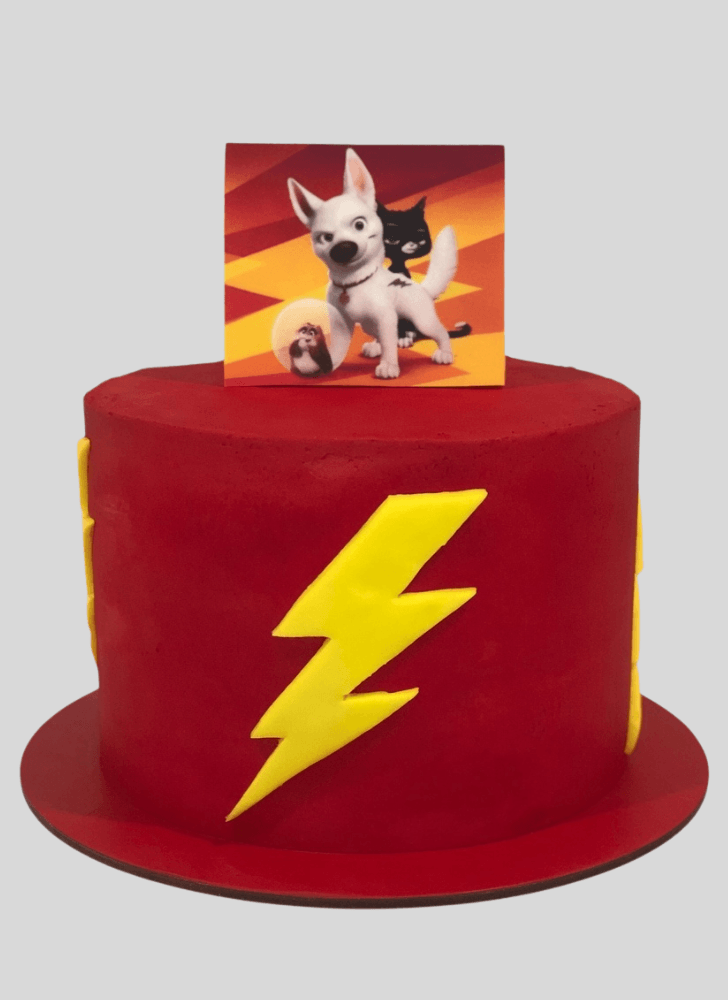 Cute Bolt Movie Cake