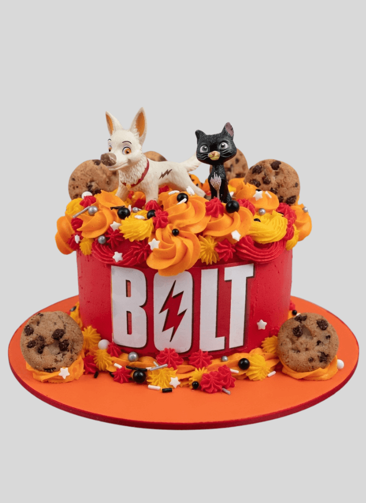 Delightful Bolt Movie Cake